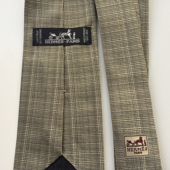 Hermes French Silk Tie - Picture 3 of 3